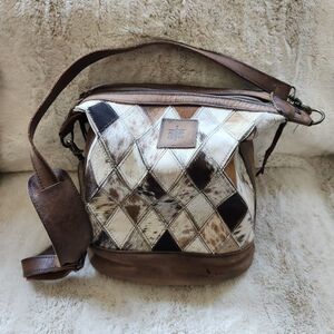 Patchwork Leather Crossbody Bag